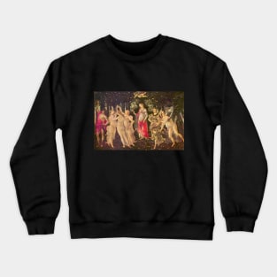 Primavera, Allegory of Spring by Sandro Botticelli Crewneck Sweatshirt